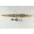 1/700 IJN Battleship Nagato (Leyte Gulf) Wooden Deck w/Masking Sheet&PE for Fujimi 431314
