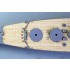1/700 Japanese Navy Battleship Yamato Wooden Deck w/Masking Sheet & PE for Fujimi #46000