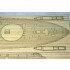 1/200 IJN Battleship Mikasa 1902 Wooden Deck w/Masking & PE Sheets for Hobby boss #82002
