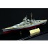 1/700 DKM Bismarck 1941 Wooden Deck w/Paint Masks & PE for Trumpeter kit #05711