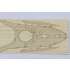 1/350 Schleswig-Holstein Battleship 1935 Wooden Deck w/Paint Masks & PE for Trumpeter kit #05354