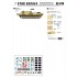 1/35 Decals for Egyptian Tanks 1970s Part 3 : BTR-50PK, OT-62A Topas, PT-76B, BRDM-2, PST-M