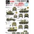 1/35 US 601st Tank Destroyer Battalion Decal for M5A1 Stuart/M2 Halftrack/M10 GMC in Italy
