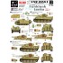1/35 German Funklenk (fkl) Tanks Decals for Tiger I in Italy & Stug III G in France