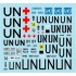1/35 Peacekeepers #1 UNEF/UNIFIL Decals for BTR-40/VW T3 Bus/VAB/M113A1 in the Middle East