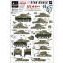 Decals for 1/35 US 44th Tank Battalion in Philippines - M4 Composite Sherman&M5A1 Stuart
