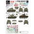 Decals for 1/35 US M4 and M4A1 105mm Sherman Tanks in NW Europe 1944-1945