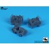 1/144 Airport Tow Truck and Baggage Carts