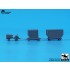 1/144 Airport Tow Truck and Containers