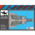 1/48 F-35A Lightning II Big Detail Set for Kitty Hawk kits