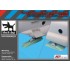 1/48 Boeing CH-47 Chinook Ski Accessories Set for Italeri kits