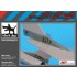 1/48 General Dynamics F-16 C Tail Electronics for Tamiya kits
