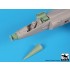 1/48 Dassault Mirage F1 Radar & Spine Electronic for KittyHawk kits