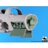 1/48 Grumman Ea 6 Prowler Electronics Radar for Kinetic kits
