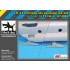 1/72 CH-47 Chinook Ski Accessories Set for Italeri kits