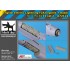 1/72 English Electric Lightning F2A Engines & Radar for Airfix kits