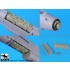 1/72 English Electric Lightning F2A Engines & Radar for Airfix kits