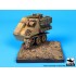 1/35 Destroyed M113 Armoured Personnel Carrier Diorama Base (Dimensions: 85 x 75mm)