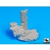 1/35 Stone Stairs with Column Diorama Base (Diameter: 40mm)