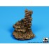 1/35 Stone Stairs with Column Diorama Base (Diameter: 40mm)