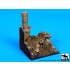 1/35 Small Column Section Diorama Base (Size: 80x60mm)