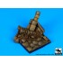 1/35 Ruined Wall Section Diorama Base No.2 (Size: 55x55mm)
