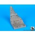 1/35 Ruined Wall Section Diorama Base No.3 (Size: 60x60mm)