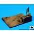 1/72 African Road Section with Sign Diorama Base (Size: 120x90mm)
