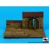 1/72 Wall with Gate Diorama Base No.2 (150mm x 90mm)