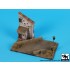 1/72 Street with House and Lamp Diorama Base (Base Size: 150mm x 90mm)