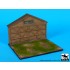 1/72 WWI Airfield with Hangar Diorama Base (170x140 mm)