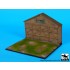 1/72 WWI Airfield with Hangar Diorama Base (170x140 mm)