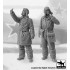 1/32 WWII Soviet Fighter Pilots set (2 figures)