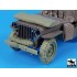 1/16 US Jeep Front Stowage set and Chain Wheels