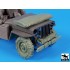 1/16 US Jeep Front Stowage set and Chain Wheels