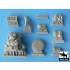 1/35 SdKfz. 222 & 223 Accessories Set for Tamiya kits, 12 resin parts