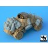 1/35 SdKfz. 222 & 223 Accessories Set for Tamiya kits, 12 resin parts