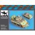 1/35 Sherman 75mm Normandy Stowage/Accessories set for Dragon kit