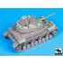 1/35 PzKpfw (Panzerkampfwagen) IV Ausf.J Accessories set for Dragon kit
