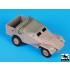 1/35 Russian BTR-40 APC Rolled Canvas Set for Trumpeter 05517 kit