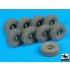 1/35 HEMTT Wheels Set (9 resin wheels)