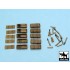 1/48 German King Tiger Ammo Boxes (10 boxes + ammo)