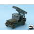 1/48 Jeep with Rocket Launcher Conversion Set for Tamiya kit #32552 