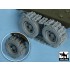 1/48 US 2 1/2 ton Cargo Truck Traction Devices for Tamiya kit #32548