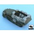1/48 SdKfz. 251/1 Ausf.C Accessories Set for AFV Club kit #AF48007