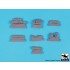 1/48 Italian Autoblinda AB 43 Armoured Car Accessories Set for Italeri Kit
