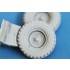 1/35 VW Schwimmwagen / Kubelwagen Off Road Tyres for Tamiya kits