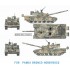 1/35 Type 99A MBT Digital Camouflage Masking Sheets for Panda/Bronco/Hobby Boss kits