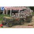 1/35 British Airborne Troops Riding In 1/4ton Truck & Trailer
