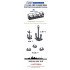 1/700 IJN Furutaka Class Anchorand Roller Fairleads